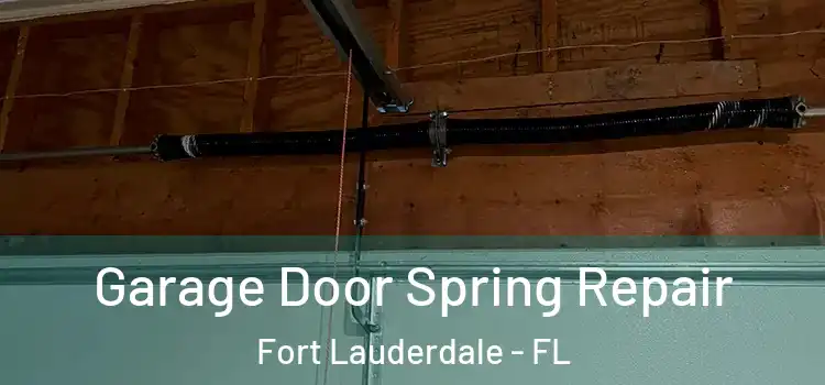  Garage Door Spring Repair Fort Lauderdale - FL